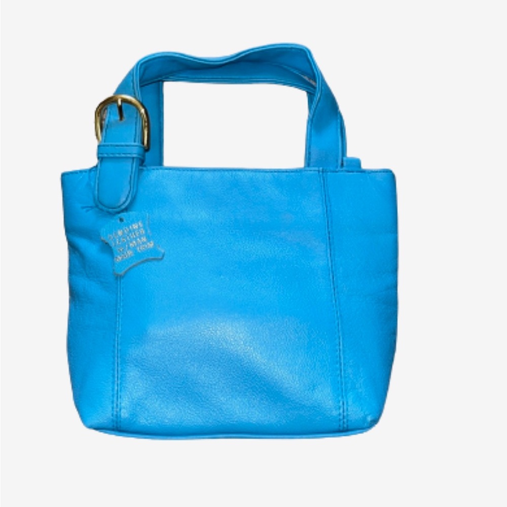 Del Mano genuine leather mini handbag